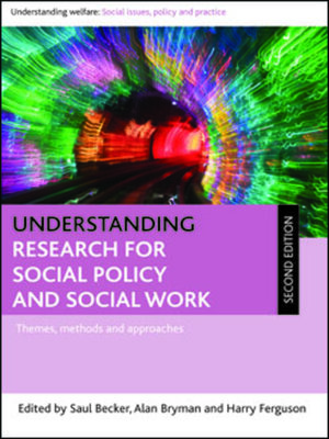 cover image of Understanding Research for Social Policy and Social Work